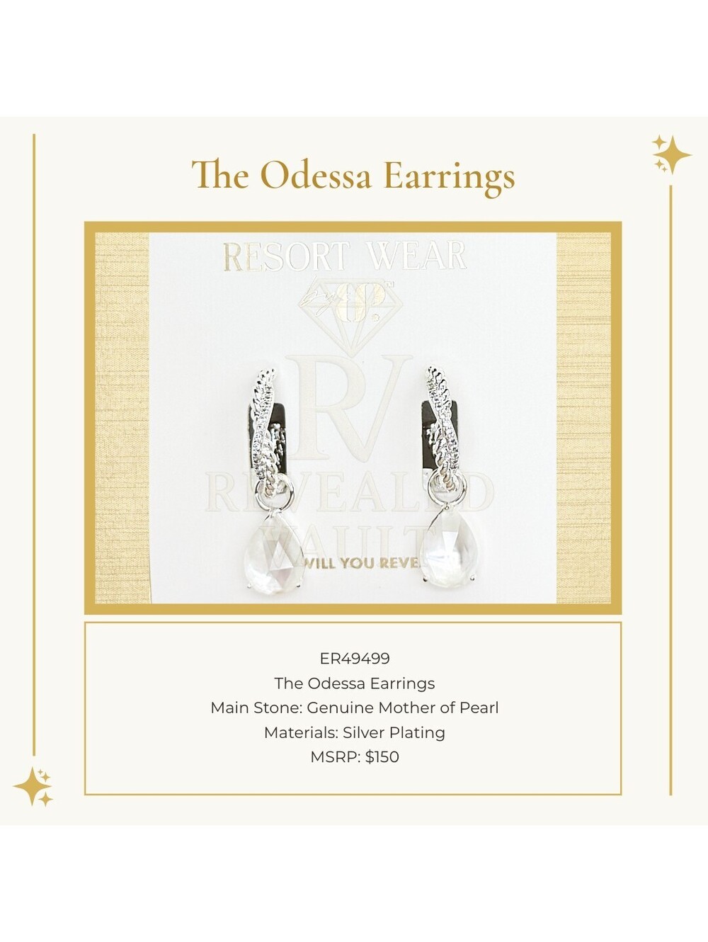 The Odessa Earrings - Resort Wear